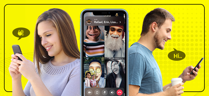 Making Calls - APp like snapchat