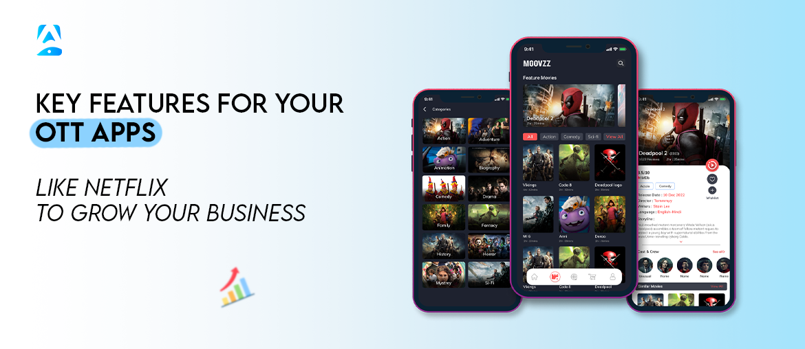 Key Features for Your OTT Apps like Netflix 